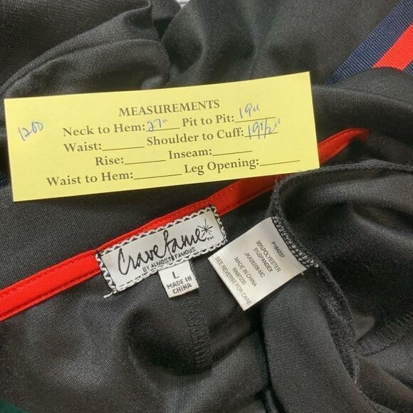 Crave Fame black blazer jacket size L - Picture 6 of 6